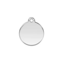 Red Dingo Stainless Steel Engraved Cat Tag Kitten Orange -Cat Courtyard 01 SM 38