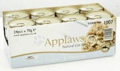 24 X Applaws Cat Can Tuna Fillet & Cheese 70g
