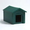 Katden Kitty Kottage Outdoor Cat Shelter - Dark Green 2 Katden Kitty Kottage Outdoor Cat Shelter - Dark Green -Cat Courtyard 112a5800
