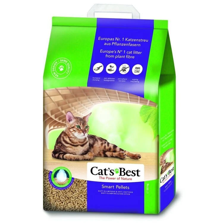 Cats Best Smart Pellet Clumping Wood Litter 2 Cats Best Smart Pellet Clumping Wood Litter