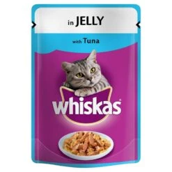 24 X Whiskas Pouch Jelly Tuna Wet Cat Food 100g