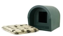 Mr Snugs KatDen Outdoor Cat Kennel/Shelter - Dark Green (Various Options) -Cat Courtyard 1231022046greenbundle1