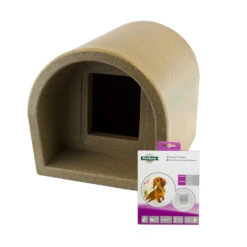 Mr Snugs KatDen Outdoor Cat Kennel/Shelter - Granite (Various Options) 35 Mr Snugs KatDen Outdoor Cat Kennel/Shelter - Granite (Various Options) -Cat Courtyard 1231022067 katden new with door