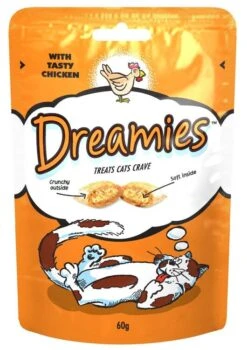 Dreamies Cat Treats With Chicken - 60g