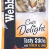72 X Webbox Cat Sticks Turkey & Lamb Sticks -Cat Courtyard 13918