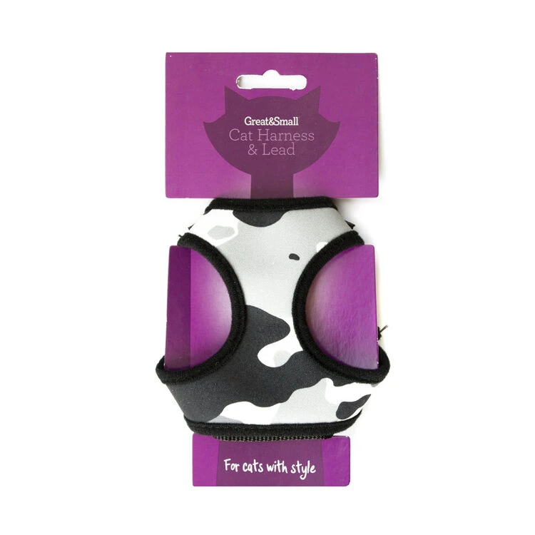 Great&Small Cat Harness Black Camo 3 Great&Small Cat Harness Black Camo