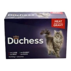 Duchess Cat Pouch Meat Selection In Gravy