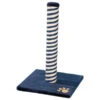 Rosewood Catwalk Blue & Beige Berlin Plush Scratch Post - 24.75 X 15.75 X 15.75" 2 Rosewood Catwalk Blue & Beige Berlin Plush Scratch Post - 24.75 X 15.75 X 15.75" -Cat Courtyard 29007