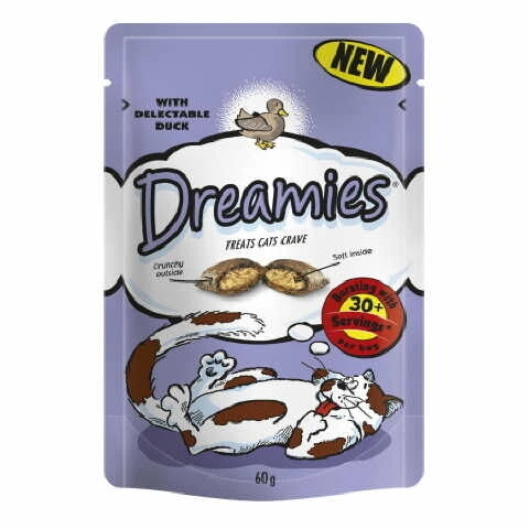 8 X Dreamies Duck Cat Treats 60g 3 8 X Dreamies Duck Cat Treats 60g