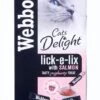 85 X Webbox Cats Delight Lick-e-lix Cat Treats Salmon 15g -Cat Courtyard 33447