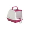 Unbranded Hooded Cat Loo Hot Pink 1 Unbranded Hooded Cat Loo Hot Pink -Cat Courtyard 352465