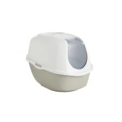 Sharples 'N' Grant Smart Hooded Cat Litter Box Warm Grey