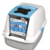 Catit Hooded Cat Tray Blue 2 Catit Hooded Cat Tray Blue -Cat Courtyard 36995