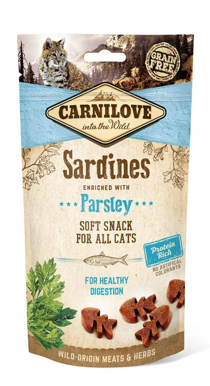 Carnilove Sardine With Parsley Cat Treats 3 Carnilove Sardine With Parsley Cat Treats