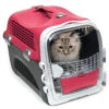 Catit Cabrio Cat Carrier In Cherry Red -Cat Courtyard 41370 cabrio cherry red heroshot