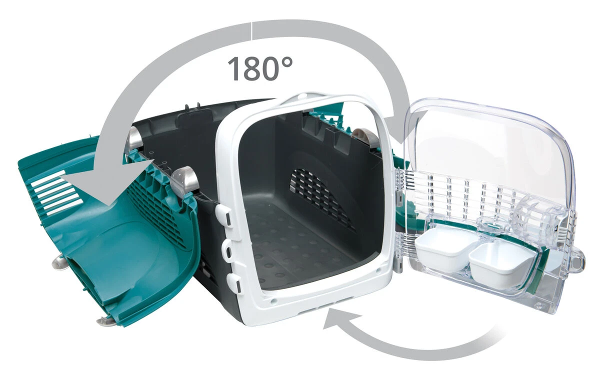 Catit Cabrio Carrier Turquoise 5 Catit Cabrio Carrier Turquoise - Image 3