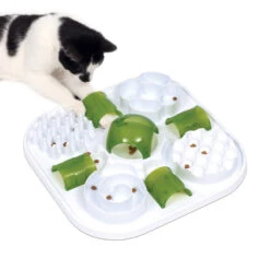 Catit Play Treat Food Puzzle -Cat Courtyard 43010 catit treat puzzle hero