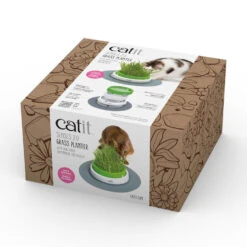 Catit Senses 2.0 Grass Planter -Cat Courtyard 43161 senses 2.0 grass planter packaging