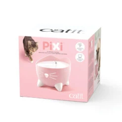 Catit Pixi Cat Water Fountain Light Pink -Cat Courtyard 43716 catit pixi fountain pink packaging