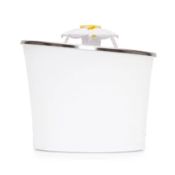 Catit 2.0 Flower Cat Water Fountain Stainless Steel -Cat Courtyard 43725 stainless steel flower fountain features3