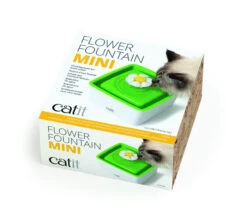 Catit Mini Flower Cat Water Fountain 1.5L -Cat Courtyard 43735 mini flower fountain packaging