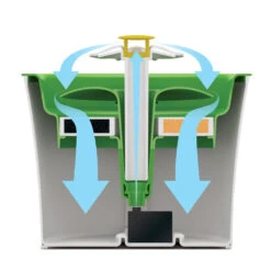 Catit 2.0 Flower Cat Water Fountain 3L -Cat Courtyard 43742 flower fountain features