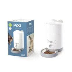 Catit Pixi Smart Feeder -Cat Courtyard 43752 catit pixi smart feeder feeder and packaging