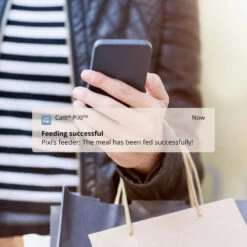 Catit Pixi Smart 6 Meal Cat Feeder -Cat Courtyard 43754 catit pixi smart 6 meal feeder notification en