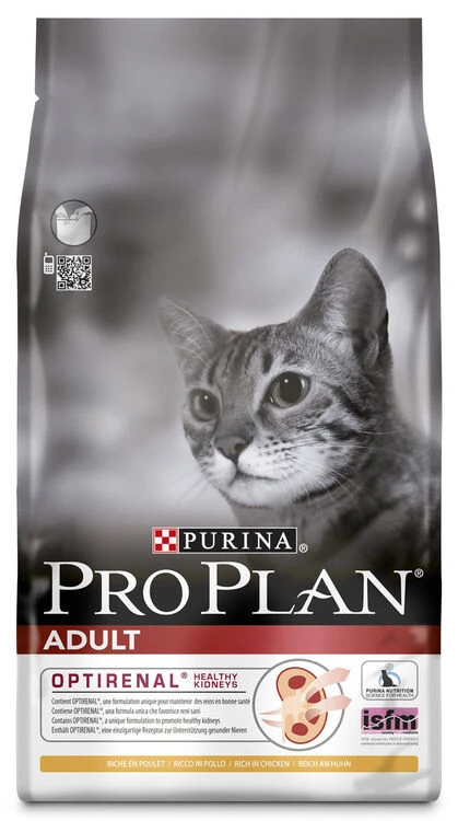 Purina Pro Plan Cat Optirenal Adult Chicken & Rice 3 Purina Pro Plan Cat Optirenal Adult Chicken & Rice