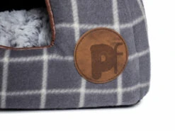 Petface Grey Window Pane Check Cat Igloo -Cat Courtyard 5aa7e47b52bb83.31789070