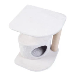 Petface Cream Corner Cat Scratcher -Cat Courtyard 5b951c07bf3048.06083758