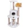 Petface Corner House Cat Scratcher Cream -Cat Courtyard 5e392fb524c485.59337388
