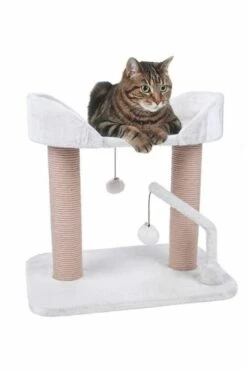 Petface Two Tier Cat Play Station Cream