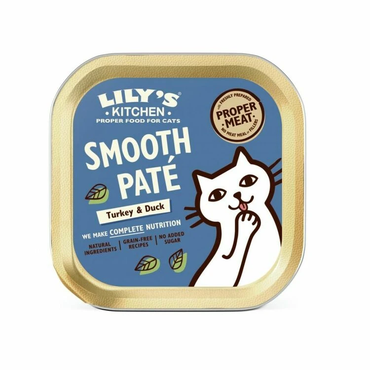 19 X 85g Lily's Kitchen Smooth Pate Turkey & Duck Cat Food 3 19 X 85g Lily's Kitchen Smooth Pate Turkey & Duck Cat Food