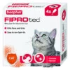Beaphar Fiprotec Spot On Flea Treatment For Cats (4 X Treatments)