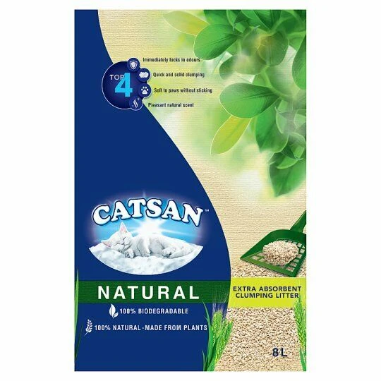 Catsan Natural Biodegradable Clumping Cat Litter 3 Catsan Natural Biodegradable Clumping Cat Litter
