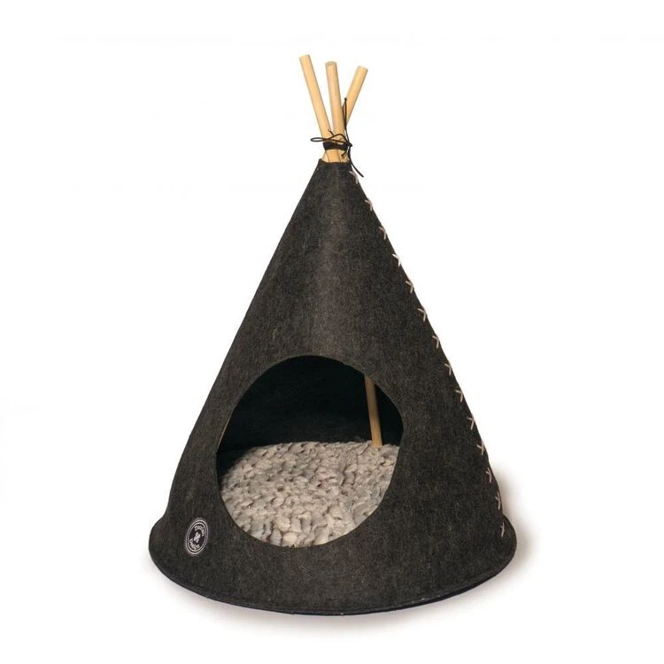 Danish Design Pet Teepee In Grey 3 Danish Design Pet Teepee In Grey