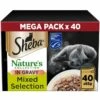 Sheba Natures Collection Cat Food Pouch Mixed Selection In Gravy 40 X 85g -Cat Courtyard 815060