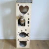 Rosewood Solid Wood Sleeper Caves Cat Activity Tower