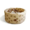 Danish Design Paw Print Cream Cat Cosy Bed 1 Danish Design Paw Print Cream Cat Cosy Bed -Cat Courtyard Cat Cosy with Cat