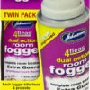 Johnson's 4fleas Dual Action Room Fogger - Twin Pack 2 X 100ml -Cat Courtyard D098 1