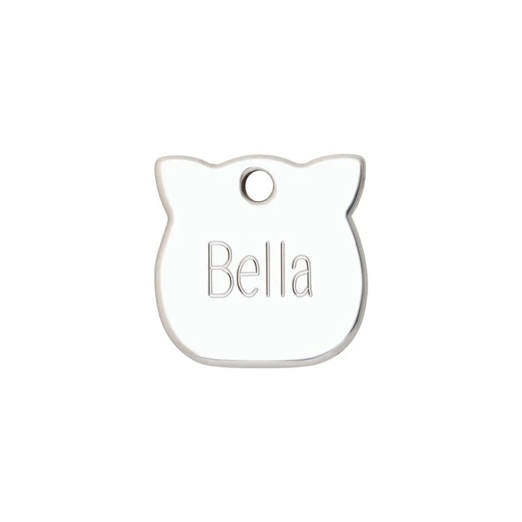 Red Dingo Stainless Steel Engraved Cat Tag Cat 5 Red Dingo Stainless Steel Engraved Cat Tag Cat - Image 3