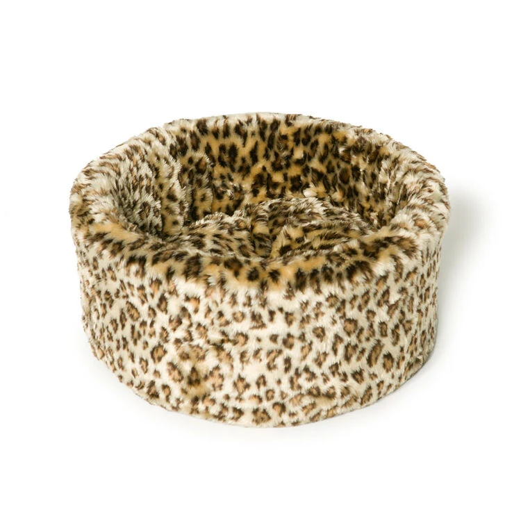 Danish Design Luxury Leopard Cat Snuggle Bed 3 Danish Design Luxury Leopard Cat Snuggle Bed