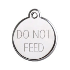 Red Dingo Stainless Steel Engraved Cat Tag Kitten Light Blue 9 Red Dingo Stainless Steel Engraved Cat Tag Kitten Light Blue -Cat Courtyard TAG1 DO NOT FEED 8