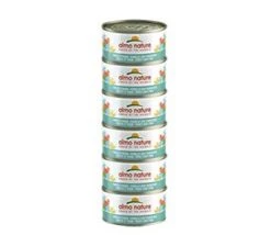 18 X Almo Nature Megapack Trout And Tuna Cat Food 6 X 70g