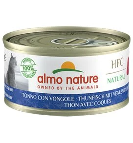 24 X Almo Nature HFC Natural Tuna With Clams Adult Cat Food 70g 3 24 X Almo Nature HFC Natural Tuna With Clams Adult Cat Food 70g
