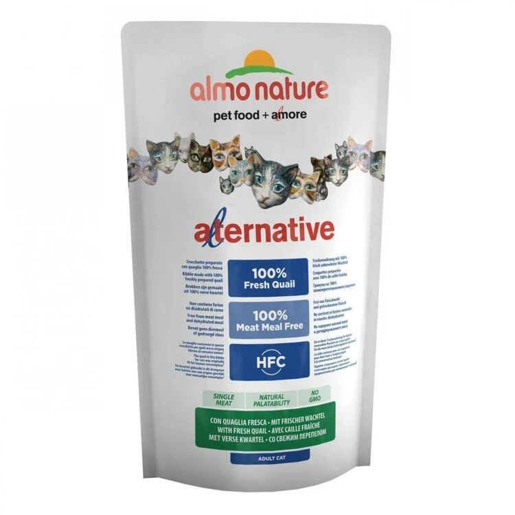 3 X Almo Nature Alternative Dry Cat Adult With 100% Fresh Quail And Rice 2kg 3 3 X Almo Nature Alternative Dry Cat Adult With 100% Fresh Quail And Rice 2kg