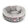 Small Bite Donut Dog Bed Pink 50cm