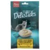 12 X Pets Unlimited Salmon & Chicken Delisticks 5 Pack