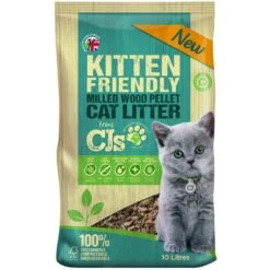 CJ's Kitten Friendly Milled Wood Pellet Cat Litter